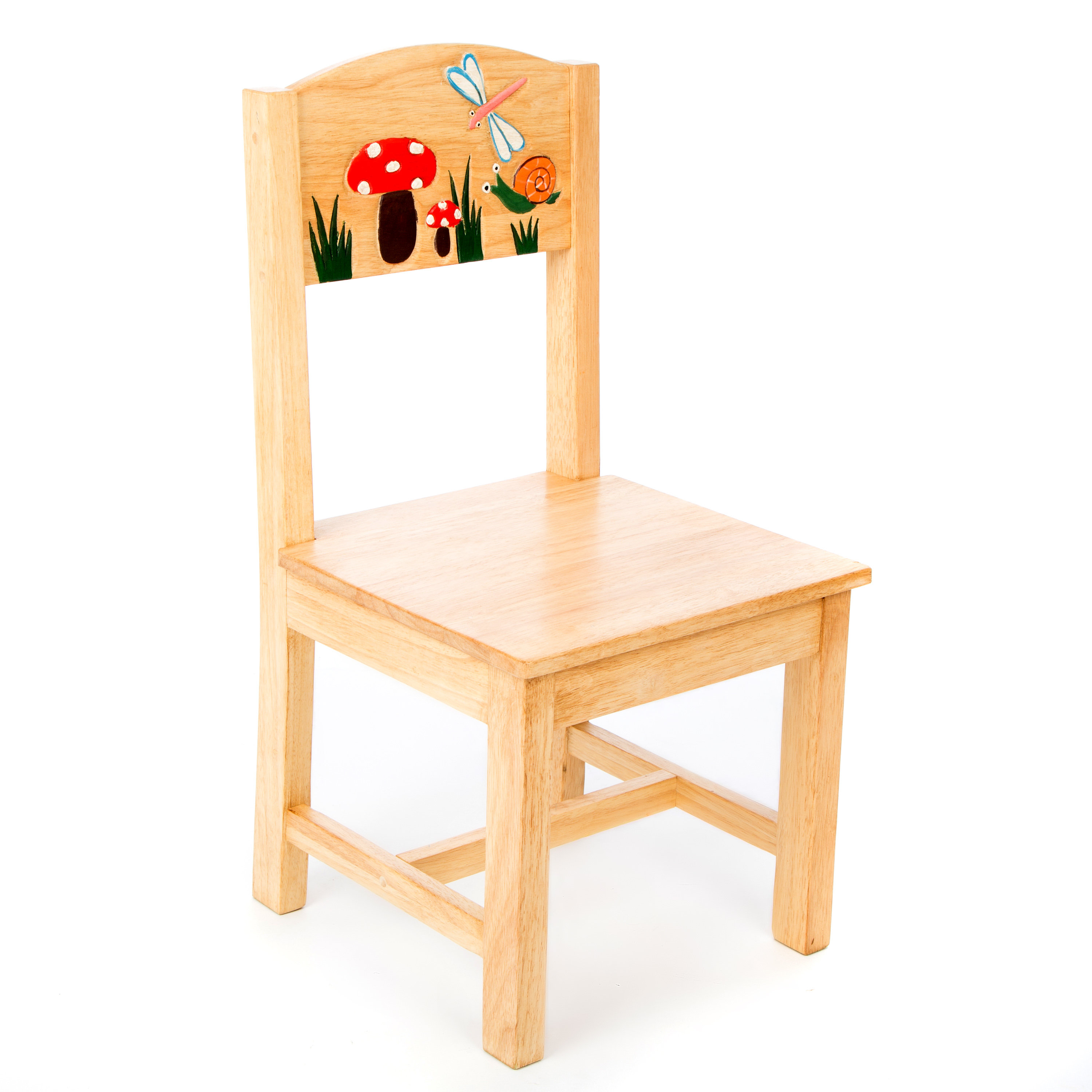 wooden childrens desk and chair