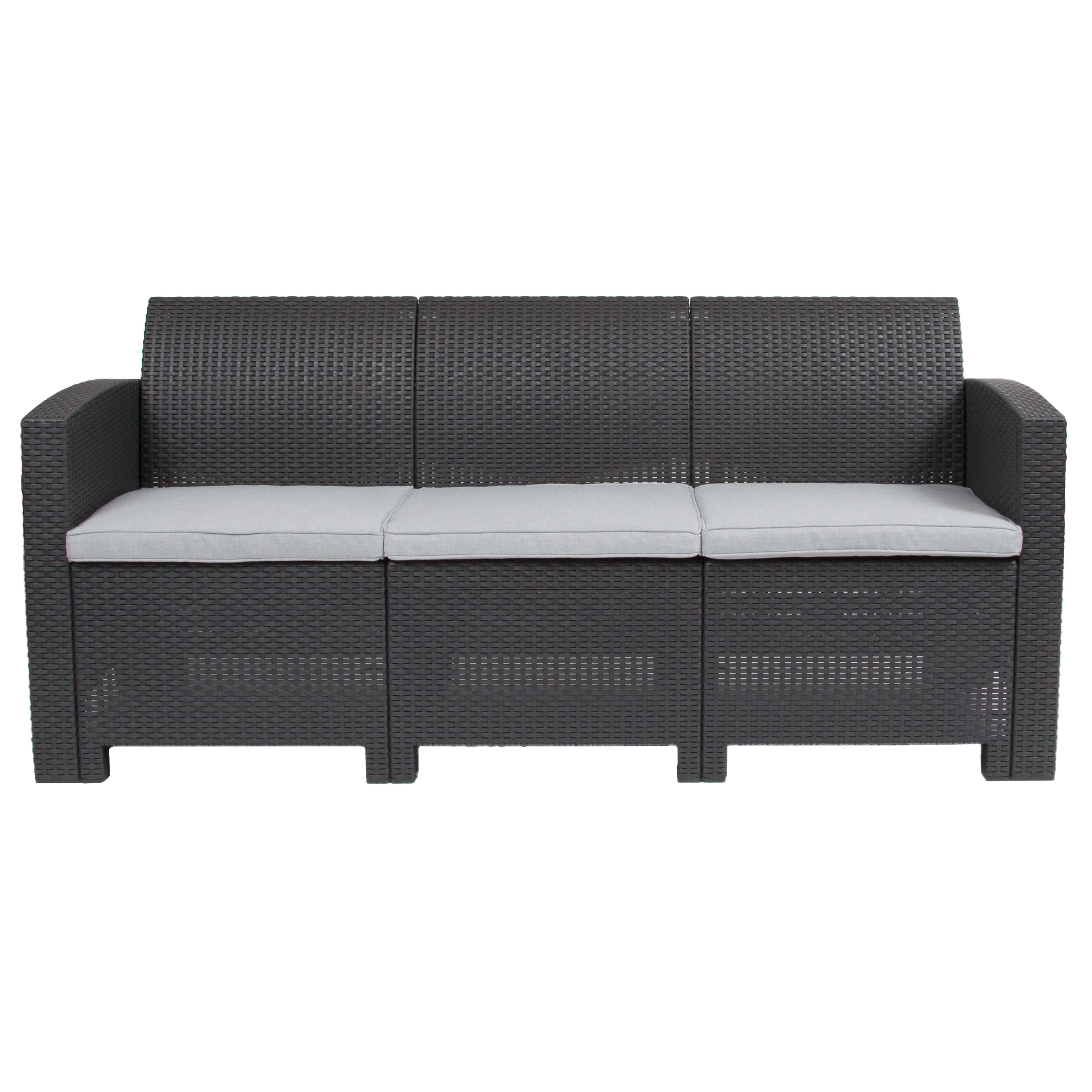 Breakwater Bay Stockwell Patio Sofa With Cushions Reviews Wayfair