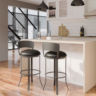 Belper 26 Swivel Bar Stool by Winston Porter