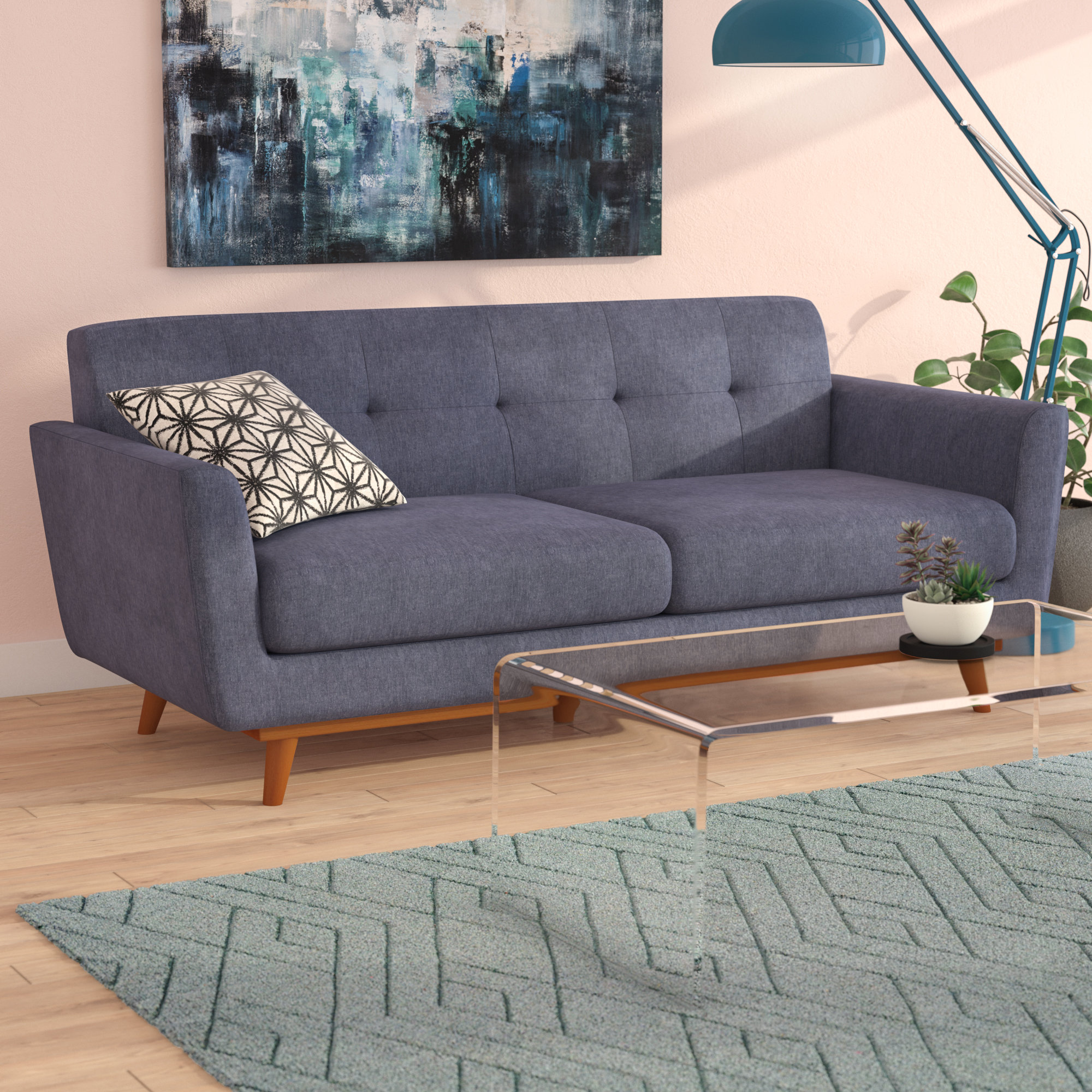 Corrigan Studio Seth Mid Century Modern Sofa Wayfair