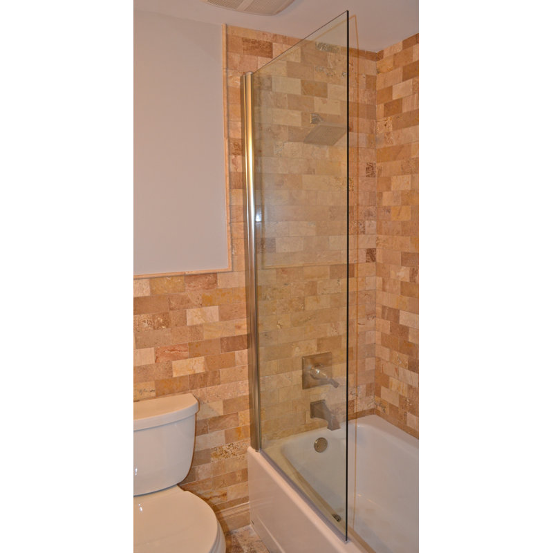 Ark Showers 30 X 70 Pivot Semi Frameless Tub Door Wayfair