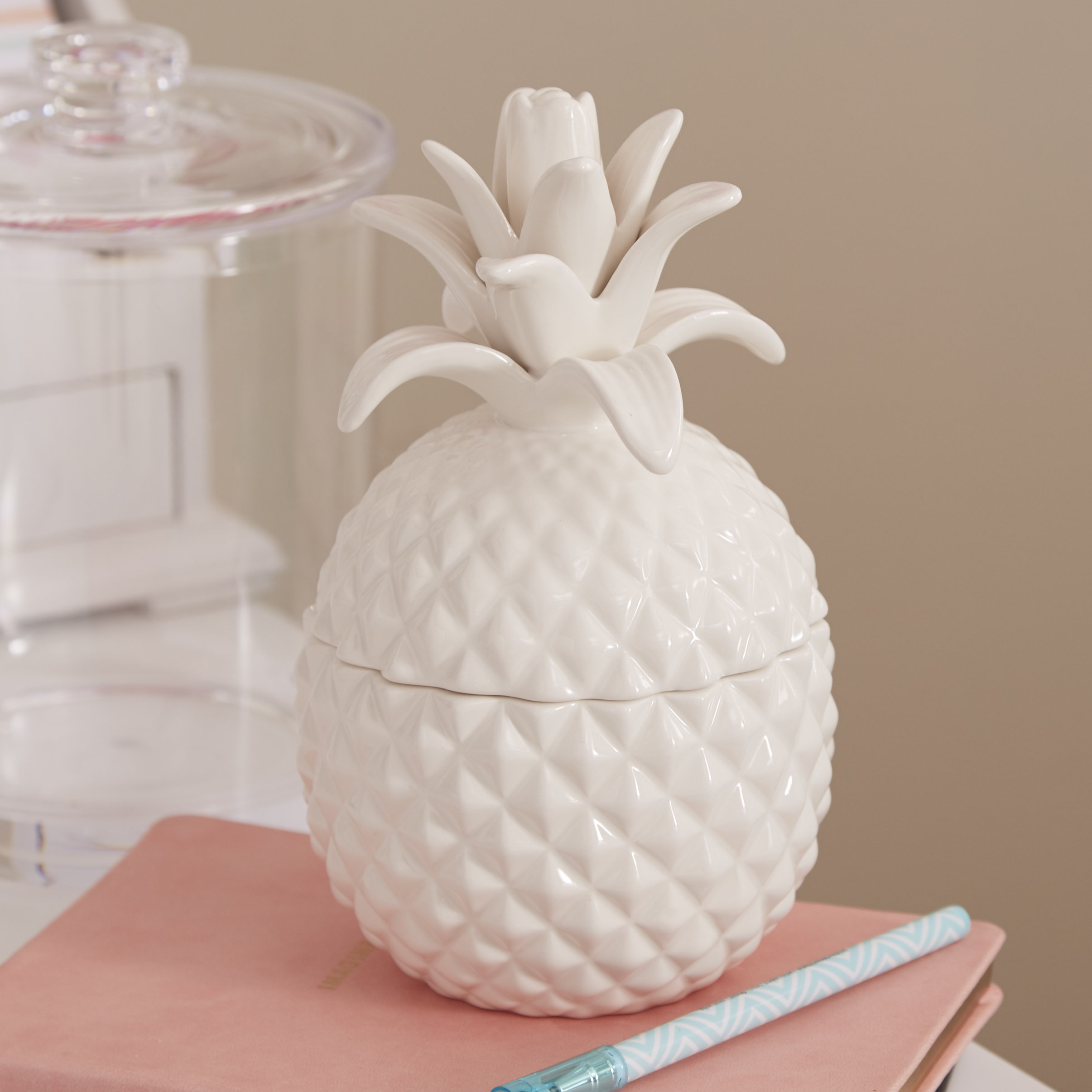 Lidded Pineapple Decorative Storage Jar Reviews Joss Main