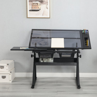 Dutton Height Adjustable Drafting Table Inbox Zero
