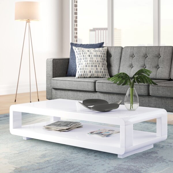 White Lacquer Coffee Table Wayfair