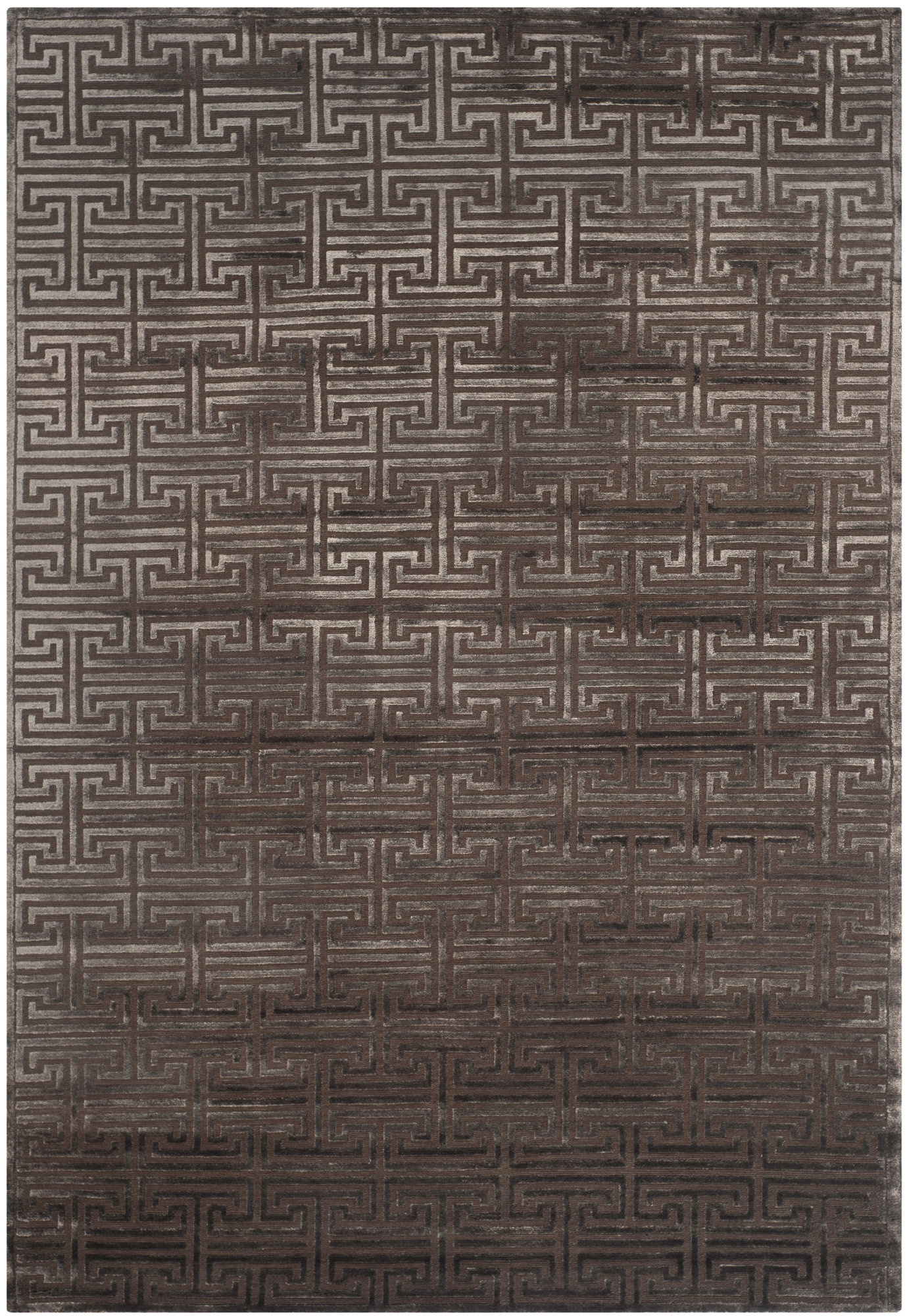 Safavieh Fogg Geometric Hand Knotted Brown Area Rug Wayfair
