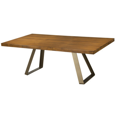 Pressley Maple Straight Edge Dining Table Union Rustic Size 29 H X
