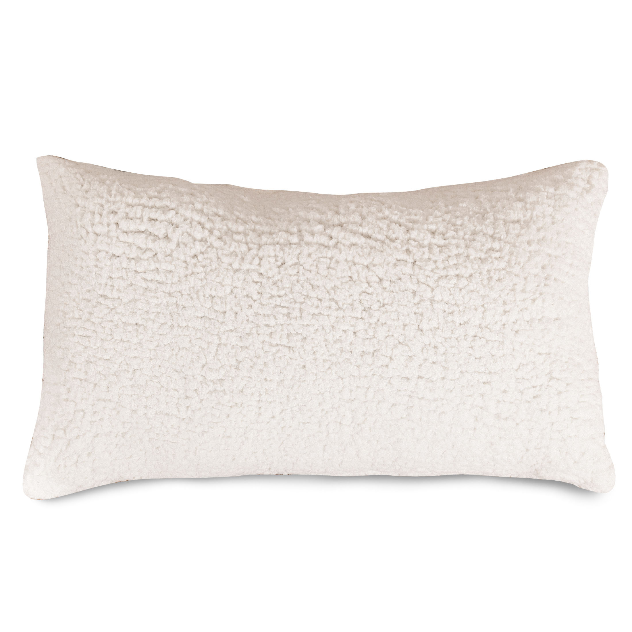 White Noise Sherpa Rectangular Faux Leather Throw Pillow Reviews Wayfair