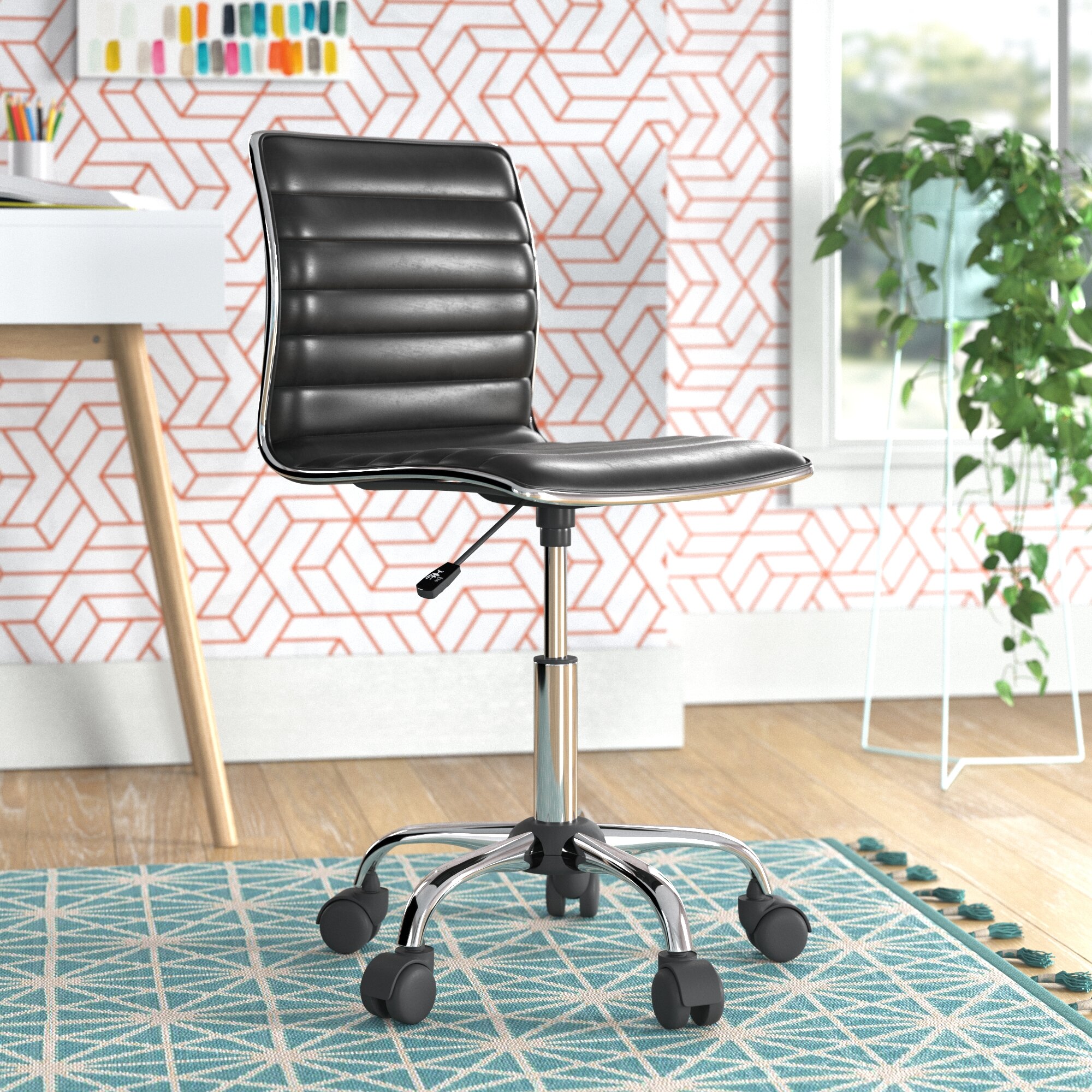 wayfair armless desk chair