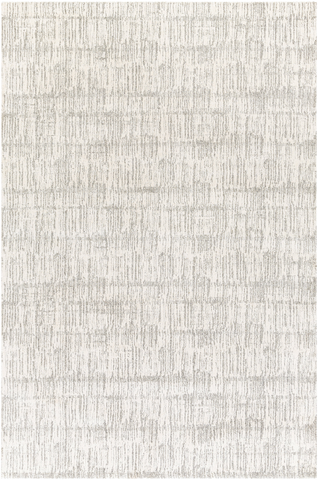 17 Stories Abstract Light Gray/Ivory Area Rug & Reviews Wayfair