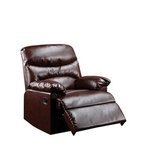 Goudeau Contemporary Cracked Manual Recliner by Red Barrel Studio Great Reviews