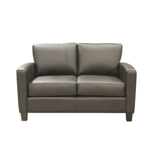Best Places To Adeen Leather Loveseat Bycoja On Sofas Sectionals Adeen Leather Loveseat
