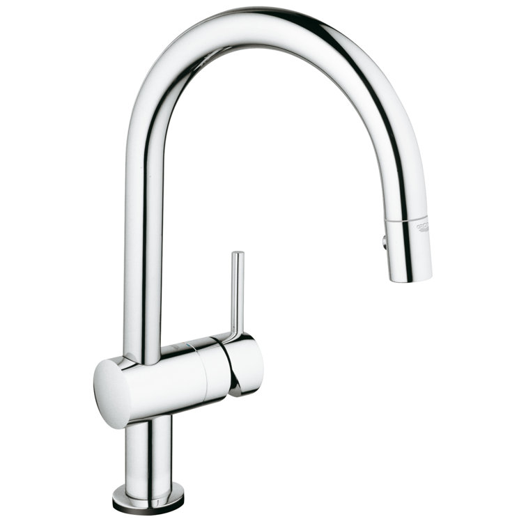 Minta® Pull Down Touch Single Handle Kitchen Faucet with SilkMove®