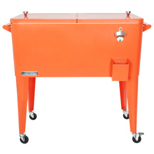 orange ice chest