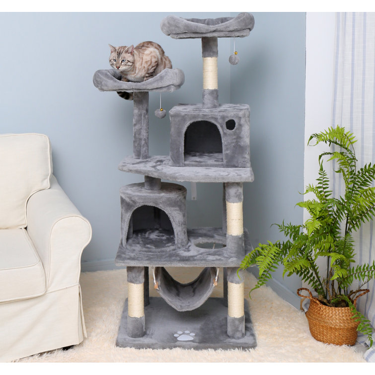 cat tree grey