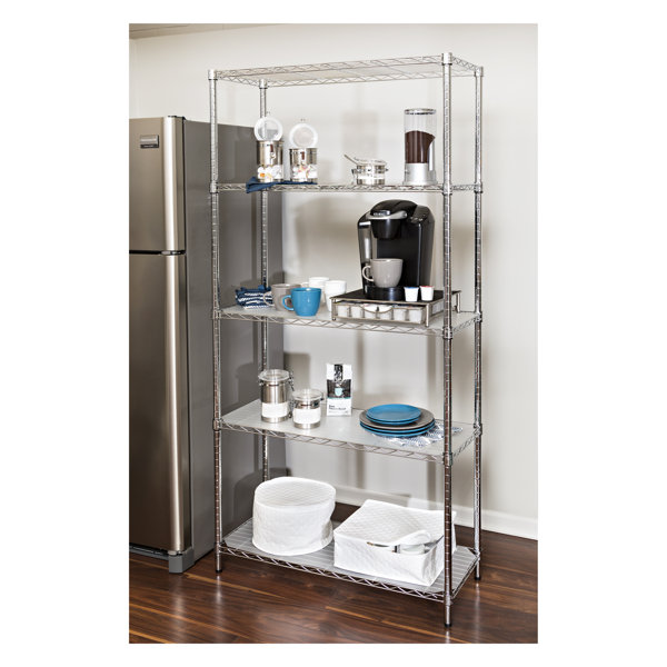 Wayfair Basics™ Wayfair Basics 5 Shelf Steel Shelving Unit & Reviews