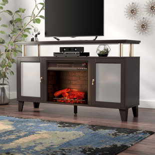 Contreras Media Infrared Electric Fireplace by Alcott Hill