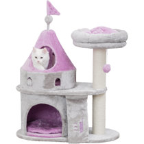 castle cat tree house