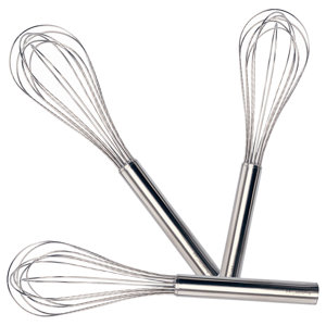 Wayfair Basics Stainless Steel 3 Piece Whisk Set