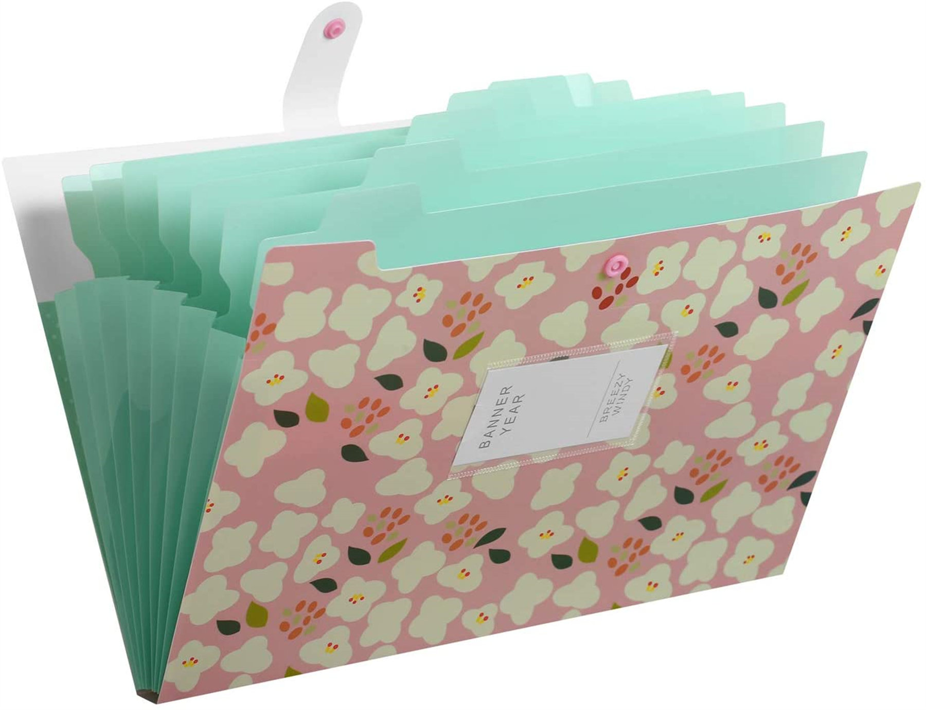 Letter A4 Paper Expanding File Folder Pockets Accordion Document Organizer 