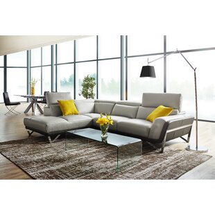 Bellanest Leather Sectional Wayfair Ca