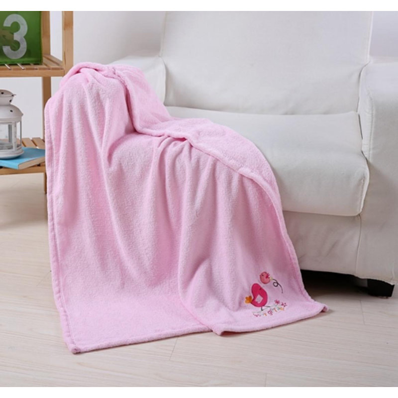embroidered swaddle blanket
