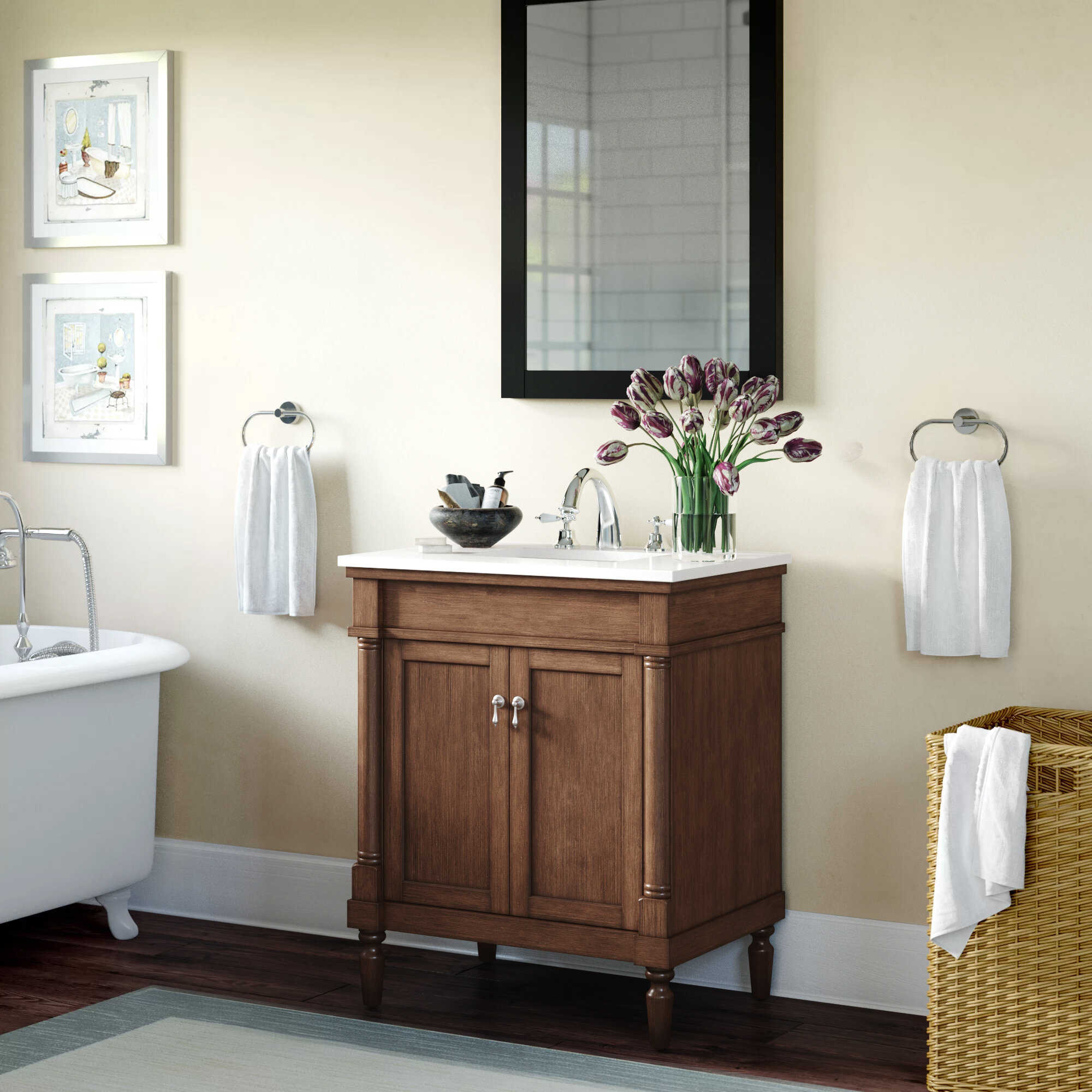 Andover Mills Brantley 30 Single Bathroom Vanity Set Reviews Wayfair