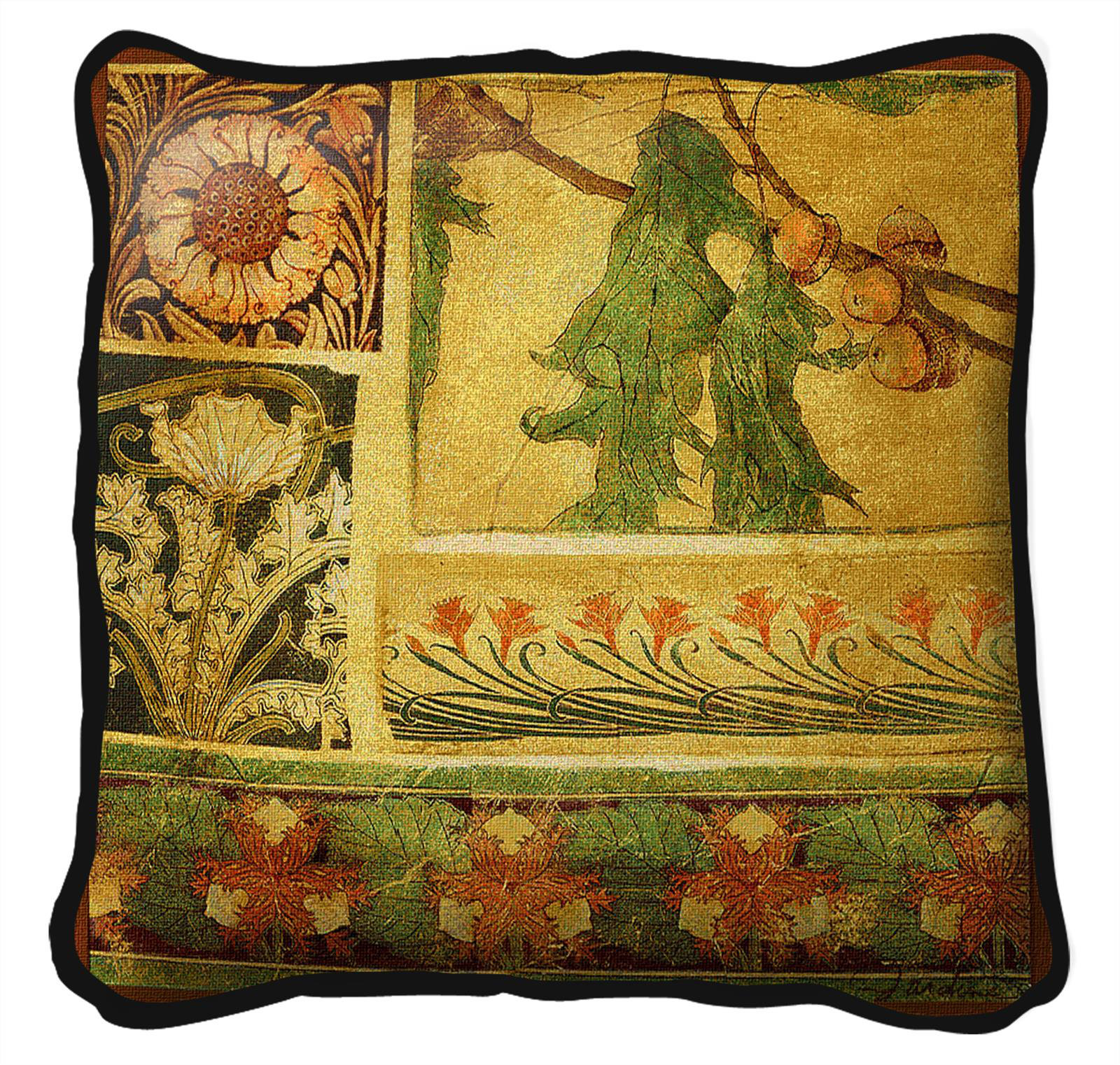 Astoria Grand Gamino Arts Crafts Iv Cotton Throw Pillow Wayfair