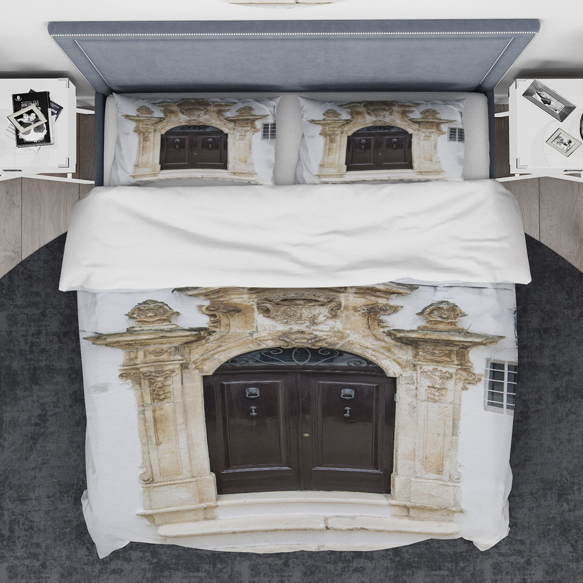 East Urban Home Designart Old Door Bari Italy Duvet Cover Set Wayfair