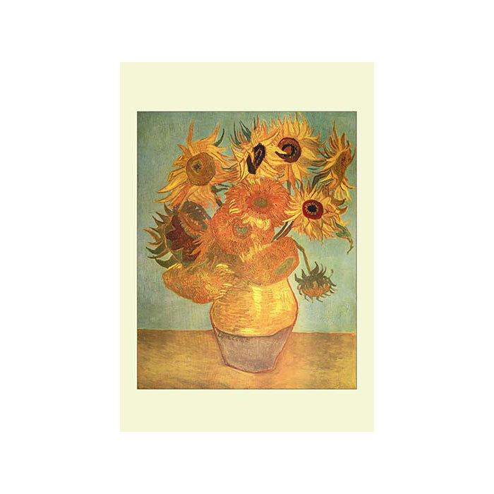 Vincent Van Gogh Sunflowers 1888 Vintage Print