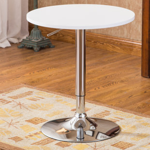 Go to store & view more images Trautman Adjustable Height Pub Table by Wade Logan