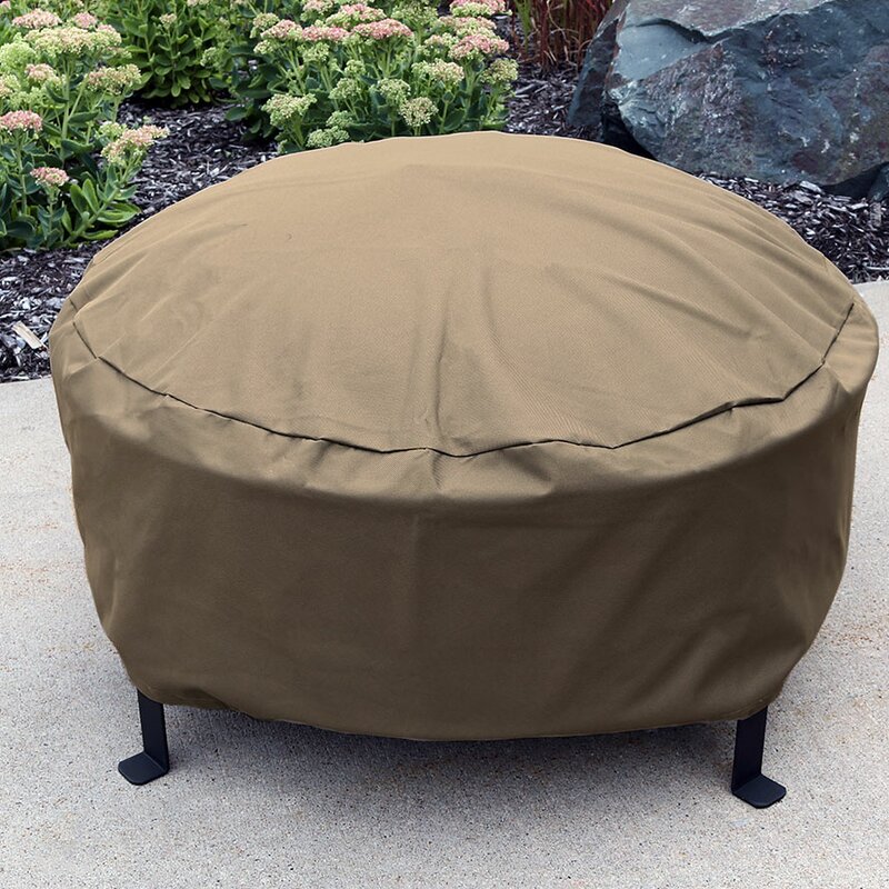 Freeport Park Durable Round Weather Resistant Fire Pit Cover