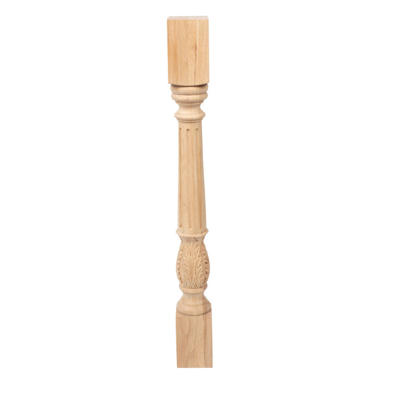 Architectural Products By Outwater L L C Unfinished Solid Hardwood Acanthus Leaf Kitchen Island Leg Wayfair