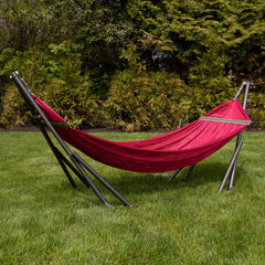 Details about   Double Camping Hammock Travel Outdoor Garden Hanging Swing Yard Nylon Chair Bed 