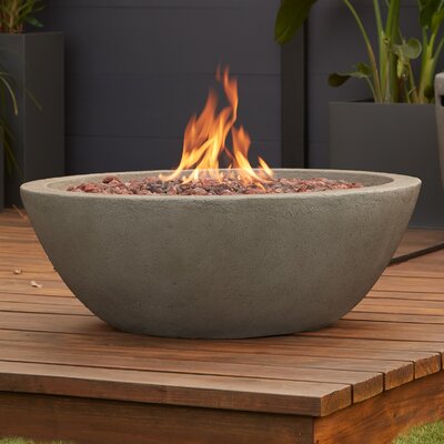 Riverside Concrete Propanenatural Gas Fire Pit Real Flame