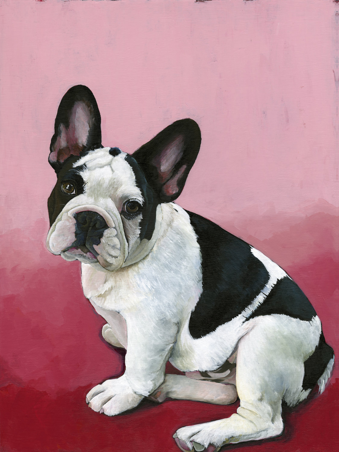 frenchie painting