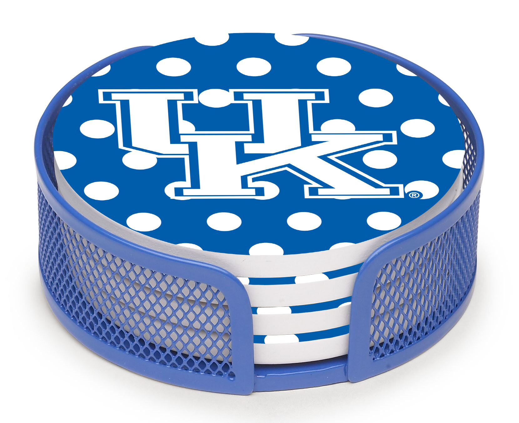 University of Kentucky Color Logo 4 x 4 Absorbent Ceramic Coasters Pack of 4 