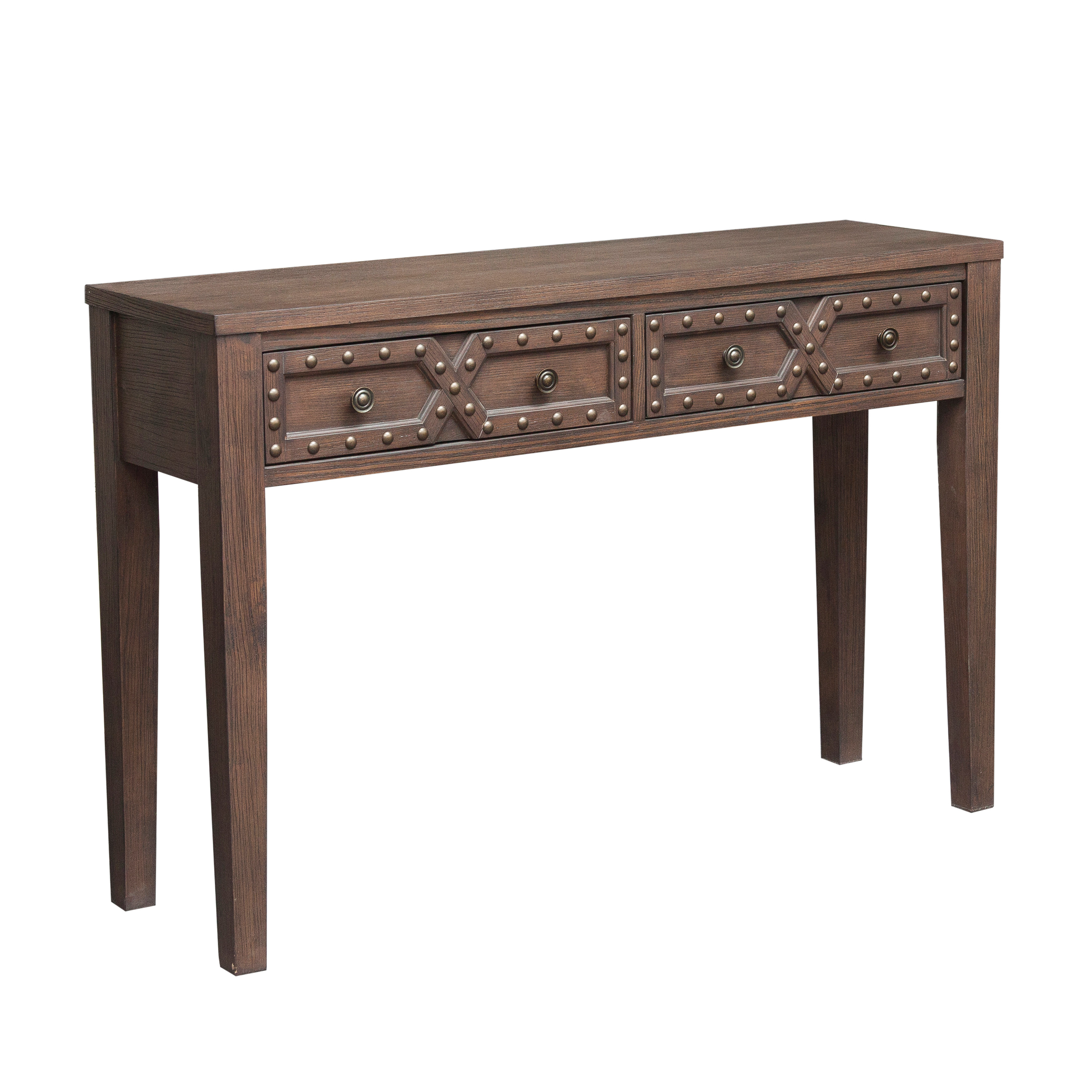 Starr Traditional Distressed 2 Doors Storage Console Table Starr Traditional Distressed 2 Doors Storage Console Table