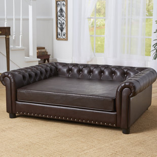 Large 51 100 Lbs Sofa Dog Beds You Ll Love Wayfair Baptist Dog Sofa