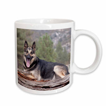 East Urban Home A German Shepherd Dog By Ery Zandria Muench Beraldo Coffee Mug Wayfair