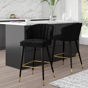 navy blue bar stools with gold legs