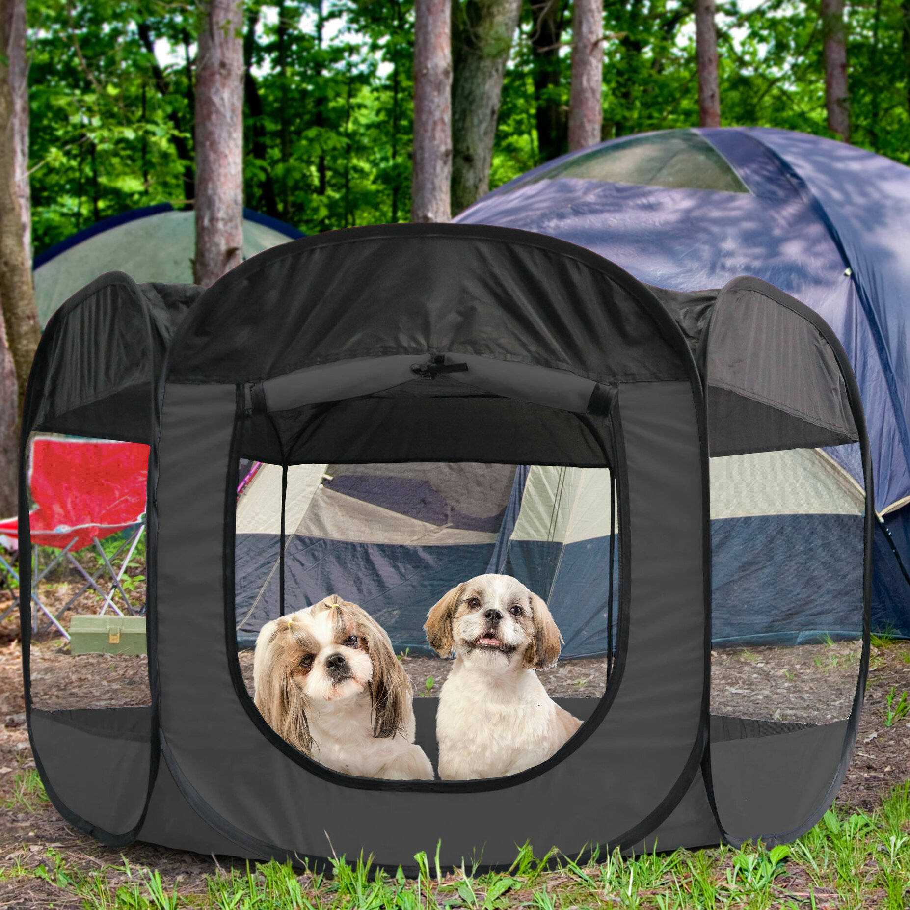 portable dog pens for camping