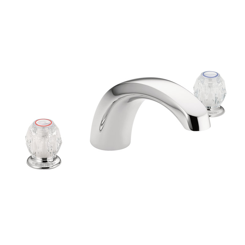 T999 Moen Chateau Double Handle Wall Mount Roman Tub Faucet