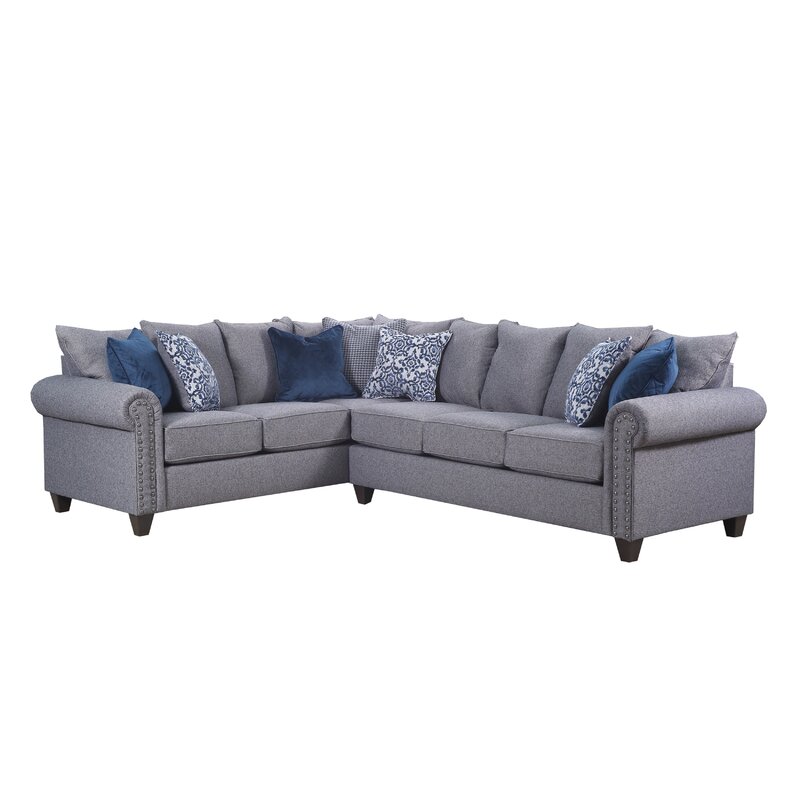 Delbert Left Hand Facing Sectional & Reviews | Joss & Main