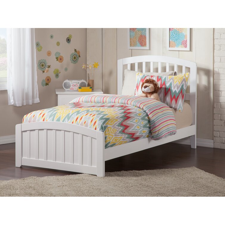 Harriet Bee Bharmal Extra-Long Twin Solid Wood Standard Bed & Reviews ...