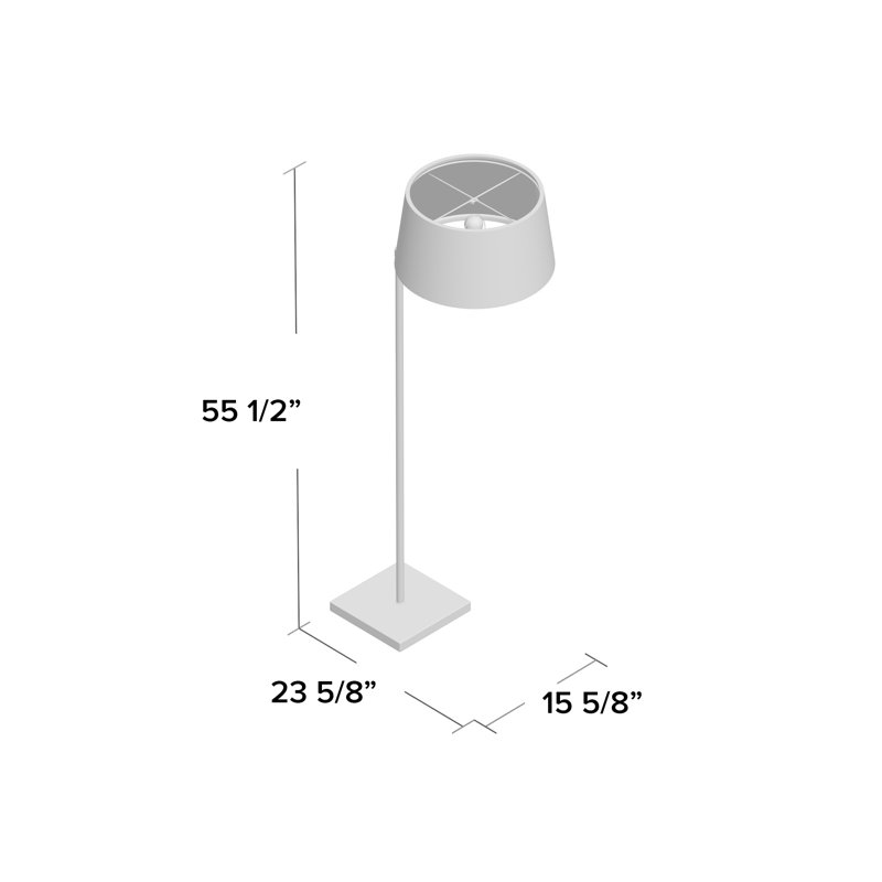 Robert Abbey Real Simple 55 5 Swing Arm Floor Lamp Wayfair Swing Arm Floor Lamp