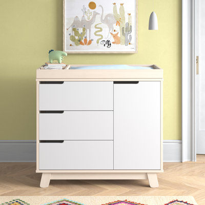 Hudson 3 Drawer 39.5" W Changing Table Dresser