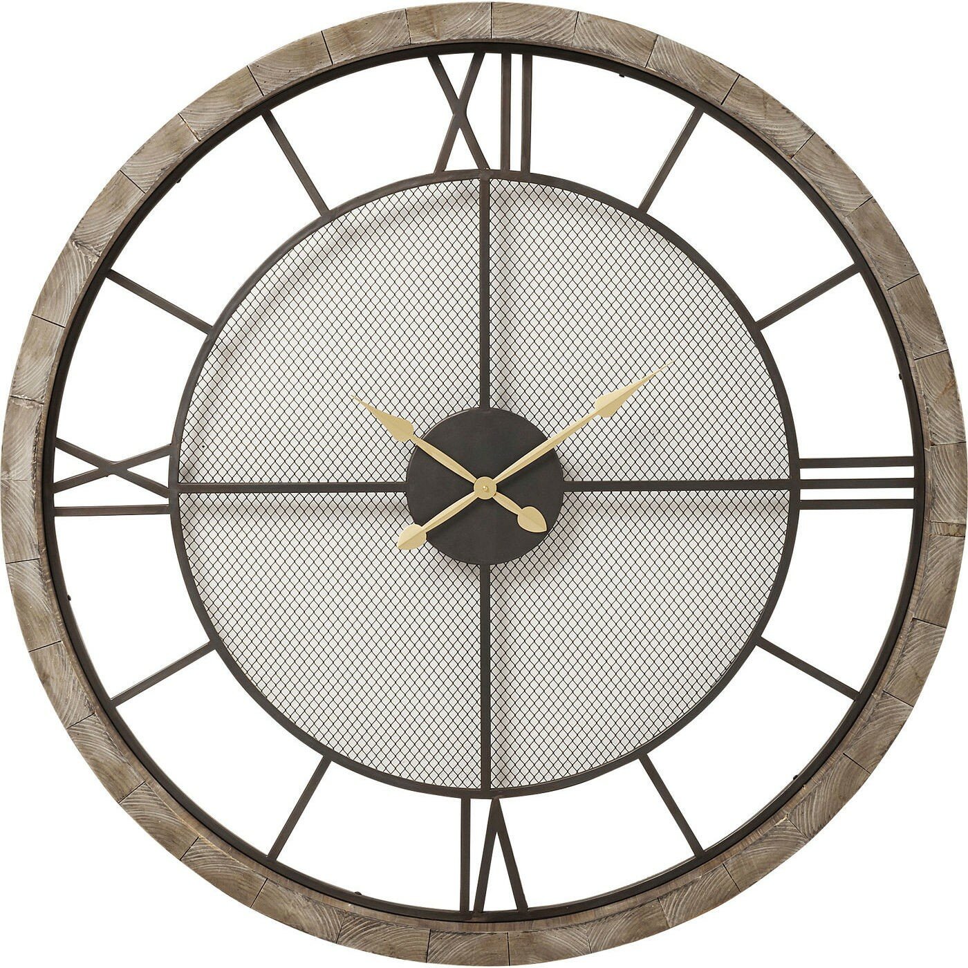 Kare Design Village Xxl 121cm Analogue Wall Clock Wayfaircouk