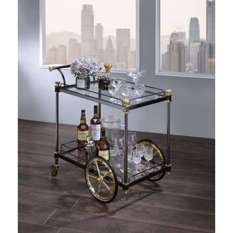 Mercer41 Lake Park Bar Cart Wayfair