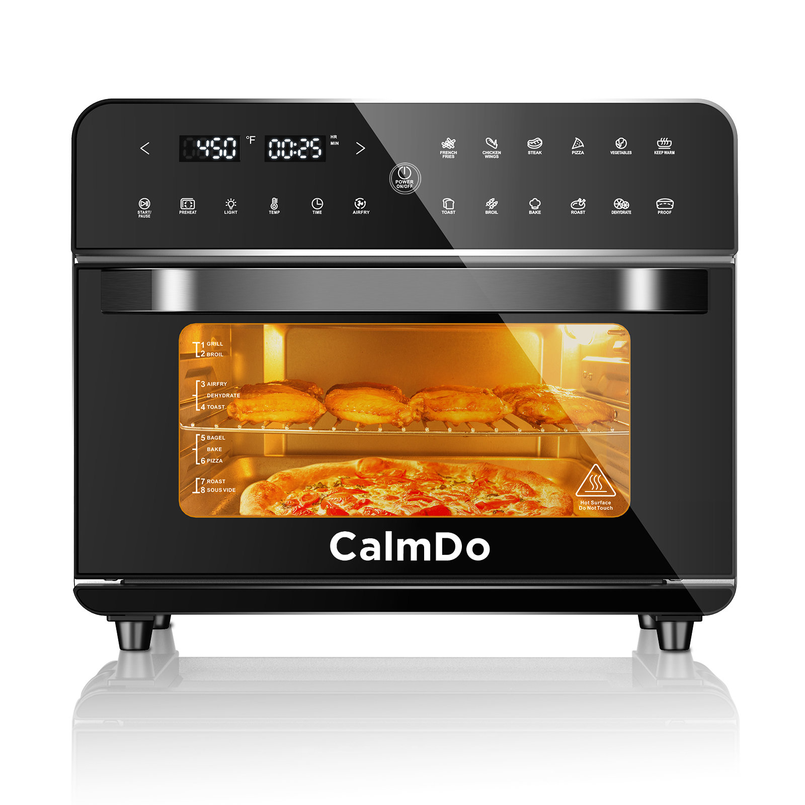Calmdo 25 Liter Air Fryer Oven Wayfair