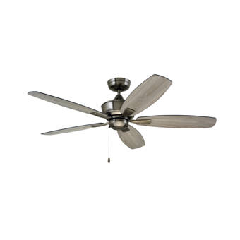 Hunter Fan 52 Donegan 5 Blade Flush Mount Ceiling Fan With Pull Chain And Light Kit Included Reviews Wayfair
